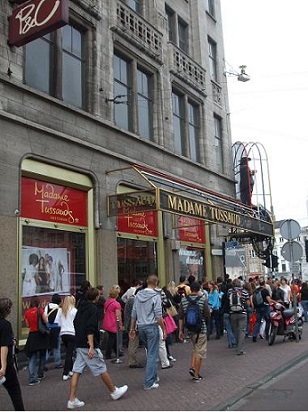 madame tussauds in amsterdam city centre